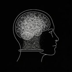 Metáfora visual de los filtros mentales y biológicos que actúan como bloqueos de manifestación.