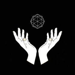 Simbolismo del equilibrio entre la intención enfocada y el arte de soltar.